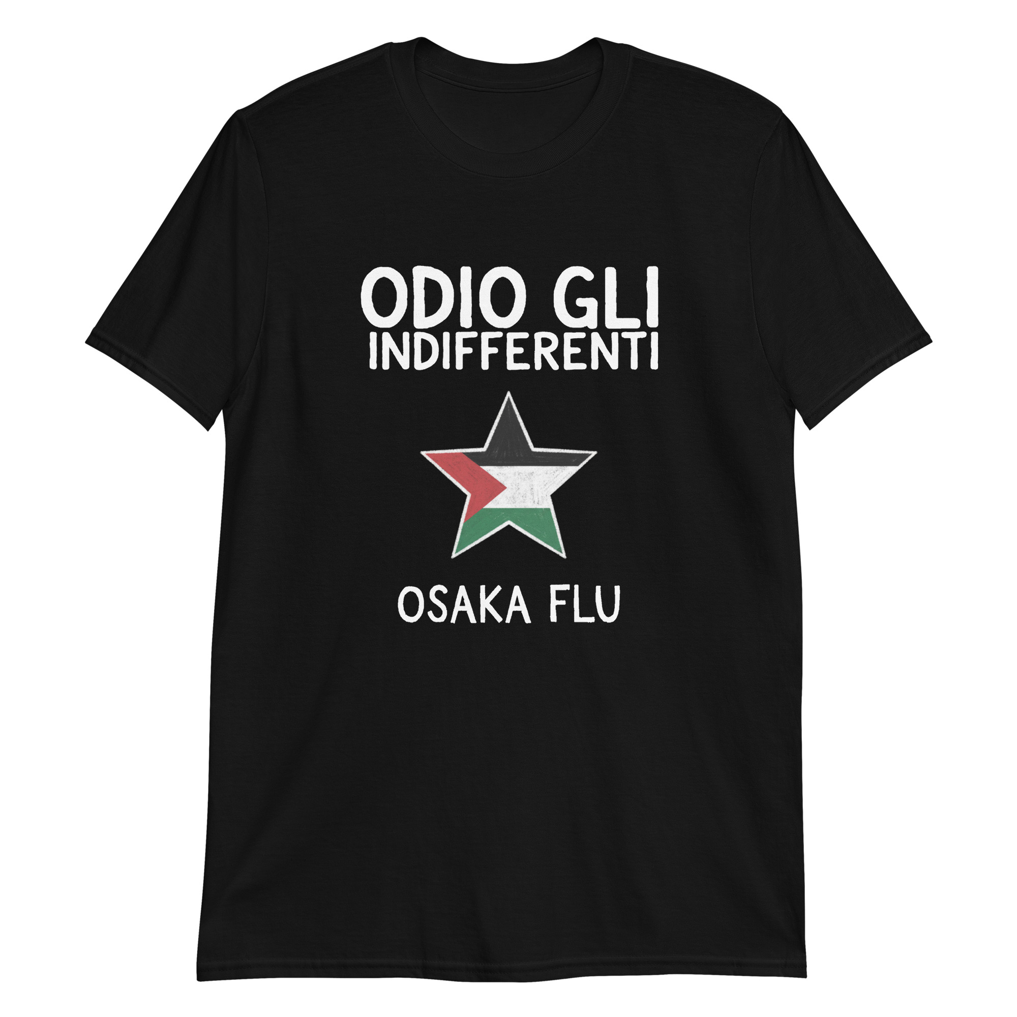 T-shirt "Odio gli Indifferenti" (Edizione Limitata per la Palestina)